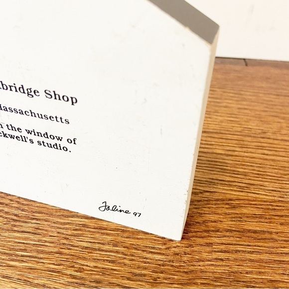 The Cat’s Meow | Vintage 1993 Nejaimes Stockbridge Shop Mini Wooden House - Picture 7 of 8